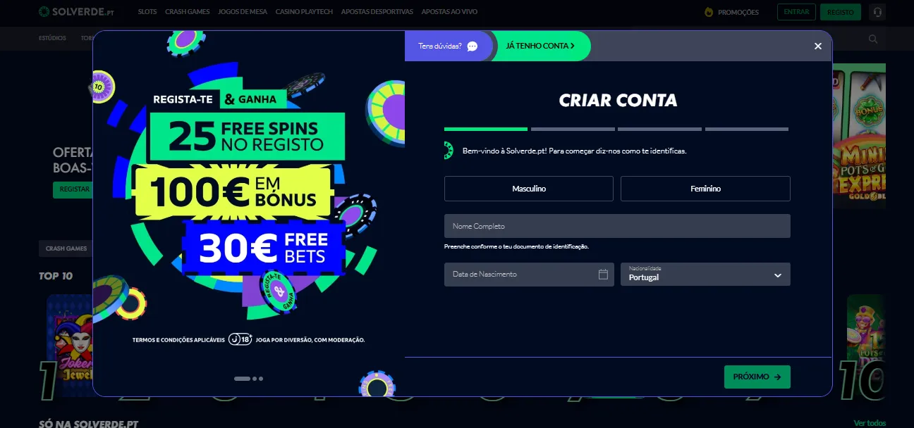 Como reclamar o bónus de 10€ grátis: passo a passo
